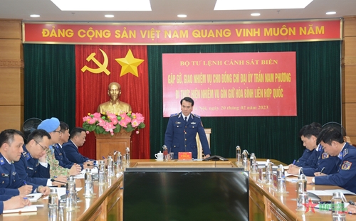 Lần thứ hai sĩ quan Cảnh sát biển Việt Nam được lựa chọn tham gia Lực lượng Gìn giữ hòa bình Liên hợp quốc